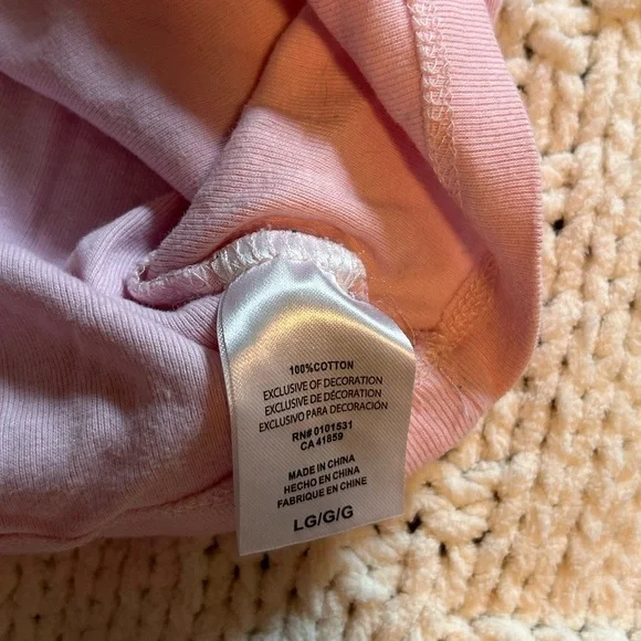 Disney Lilo & Stitch Stitch and Angel Light Pink T-Shirt - Picture 4 of 4